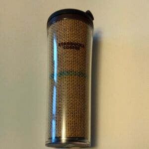 Starbucks Burlap Tumbler